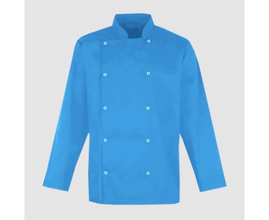 Изображение  Men's coat long sleeve blue 4XL Nibano 4103.TU-7, Size: 4XL, Color: blue light