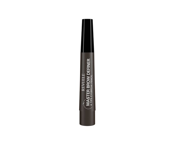 Изображение  Revuele eyebrow marker with microblading effect dark brown, 2.2 ml