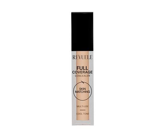 Изображение  Liquid concealer Revuele Full Coverage cool tone, 5 ml, Volume (ml, g): 5, Color No.: Холодный