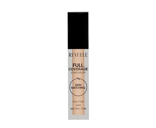 Изображение  Liquid concealer Revuele Full Coverage neutral tone, 5 ml, Volume (ml, g): 5, Color No.: Neutral