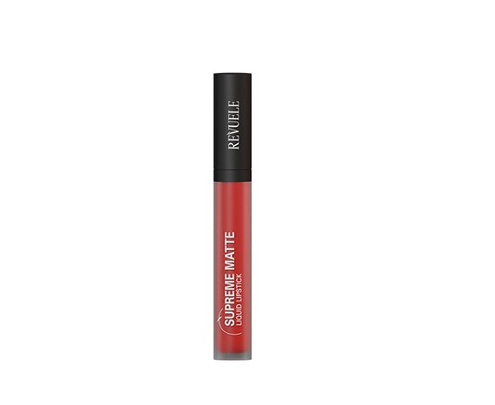 Изображение  Liquid lipstick matte Revuele Supreme Matte 03 Royal red, 5.5 ml, Volume (ml, g): 5.5, Color No.: 3