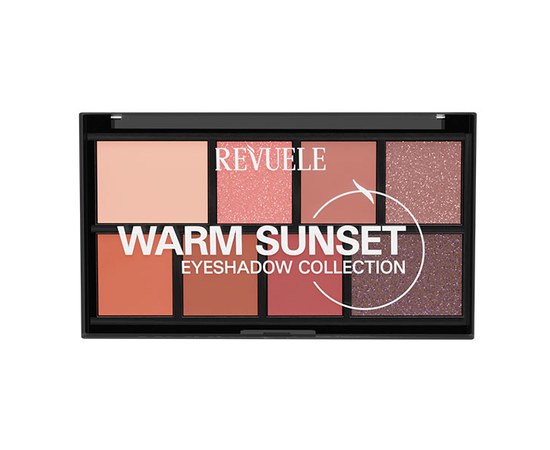 Изображение  Revuele Eyeshadow Collection "Warm Sunset" eyeshadow palette, 15 g