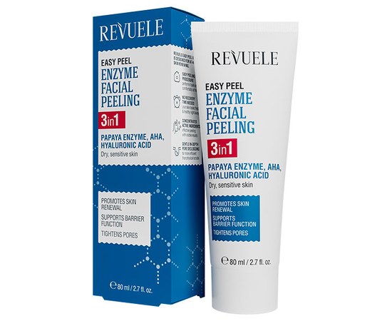 Изображение  Enzyme facial peeling 3in1 Revuele Easy Peel, 80 ml