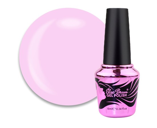 Изображение  Camouflage base for gel polish Elise Braun Cover Base No. 36 pink lilac, 10 ml, Volume (ml, g): 10, Color No.: 36