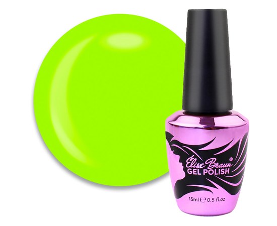 Изображение  Camouflage base for gel polish Elise Braun Cover Base No. 43 light green, 10 ml, Volume (ml, g): 15, Color No.: 43