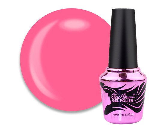 Изображение  Camouflage base for gel polish Elise Braun Cover Base No. 44 deep pink, 10 ml, Volume (ml, g): 10, Color No.: 44