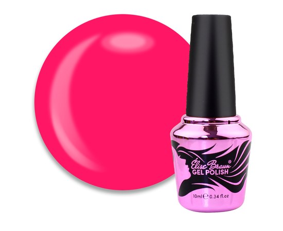 Изображение  Camouflage base for gel polish Elise Braun Cover Base No. 47 deep pink, 10 ml, Volume (ml, g): 10, Color No.: 47