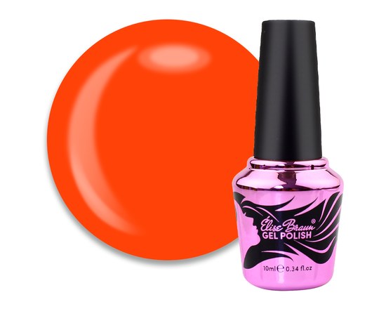 Изображение  Camouflage base for gel polish Elise Braun Cover Base No. 49 red Sicilian orange, 10 ml, Volume (ml, g): 10, Color No.: 49