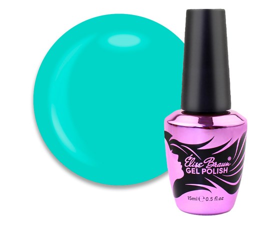 Изображение  Camouflage base for gel polish Elise Braun Cover Base No. 56 sea turquoise, 10 ml, Volume (ml, g): 15, Color No.: 56