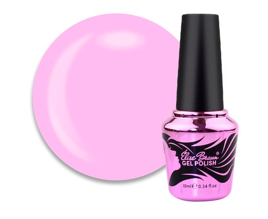 Изображение  Camouflage base for gel polish Elise Braun Cover Base No. 60 bright pink, 10 ml, Volume (ml, g): 10, Color No.: 60