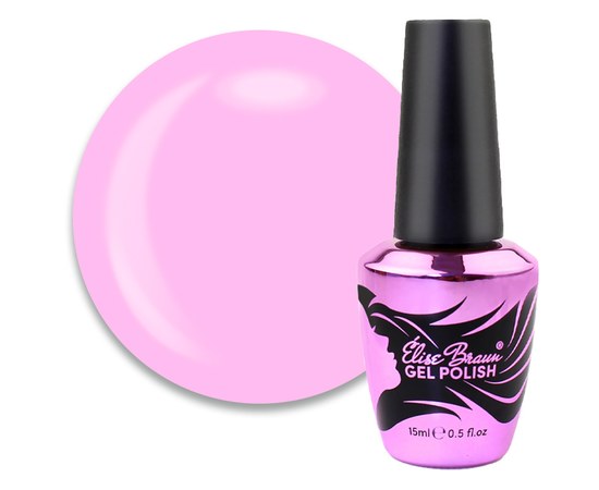 Изображение  Camouflage base for gel polish Elise Braun Cover Base No. 60 bright pink, 10 ml, Volume (ml, g): 15, Color No.: 60