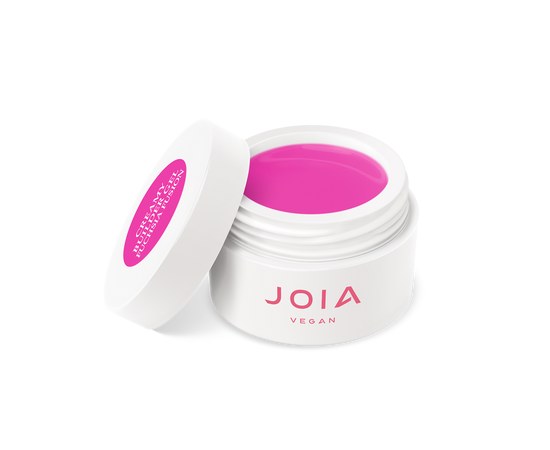 Зображення  Моделюючий гель JOIA vegan Creamy Builder Gel Fuchsia Fusion 15 мл, Об'єм (мл, г): 15, Цвет №: Fuchsia Fusion, Колір: Темно-рожевий