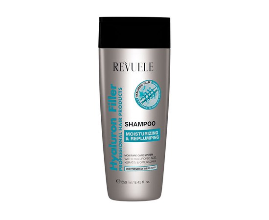 Изображение  Шампунь для волос Revuele Hyaluron Filler Увлажнение и восстановление, 250 мл