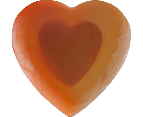 Изображение  Soap "Heart" Soap Stories Peach, 140 g