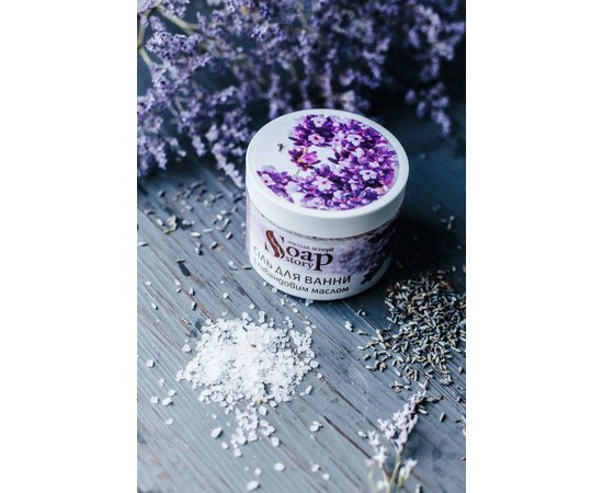 Изображение  Bath salt Soap Stories Lavender, 450 g
