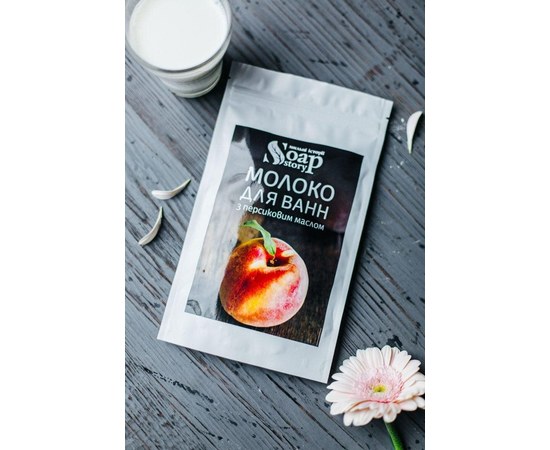 Изображение  Bath milk Soap Stories Peach, 250 g