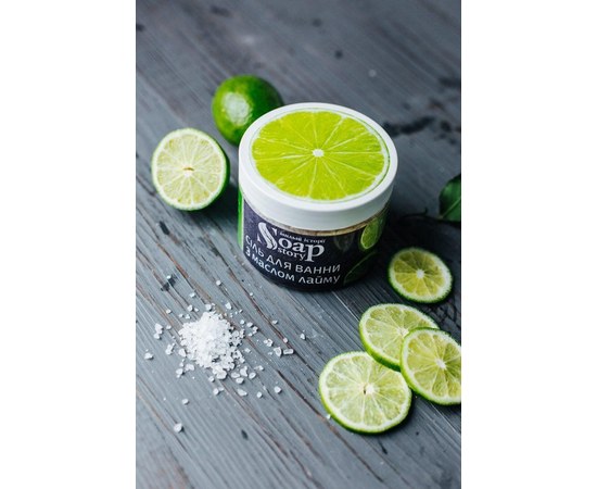 Изображение  Soap Stories Lime bath salt, 450 g