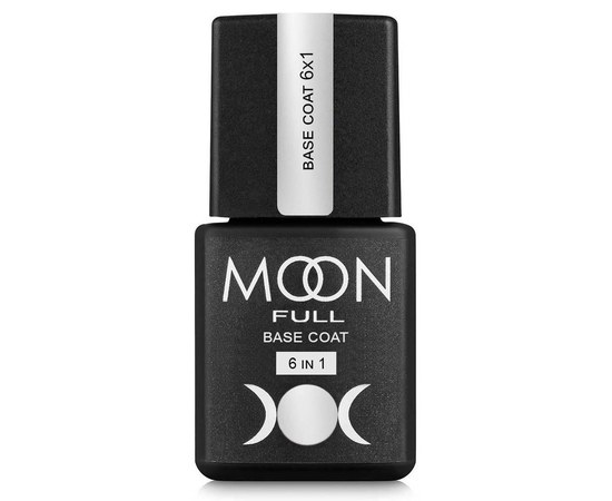 Изображение  Base for gel polish Moon Full Base Coat 6 in 1, 8 ml