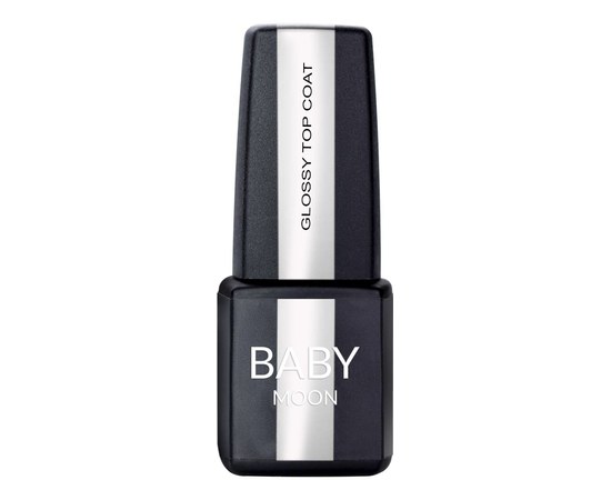 Изображение  Glossy top without sticky layer Baby Moon Glossy Top Coat, 6 ml