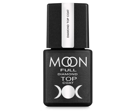 Изображение  Glossy top without sticky layer Moon Full Diamond Top Coat, 8 ml