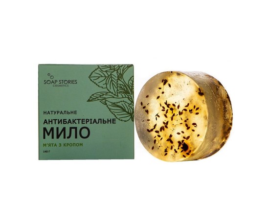 Изображение  Soap Stories antibacterial soap "Mint with Dill", 100 g