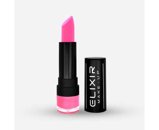 Зображення  Помада для губ Elixir Crayon Velvet 512 Shocking Pink, 4.5 г, Об'єм (мл, г): 4.5, Цвет №: 512