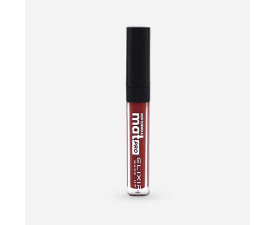 Изображение  Liquid matte lipstick Elixir Liquid Lip Mat Pro 458 Dark Wine, 5.5 g, Volume (ml, g): 5.5, Color No.: 458