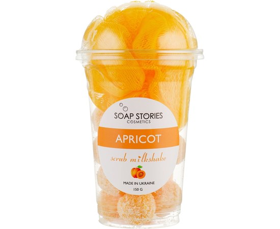 Изображение  WITHcrab body soap Soap Stories Apricot, 150 g