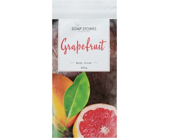 Изображение  Body scrub Soap Stories Grapefruit, 200 g (package)
