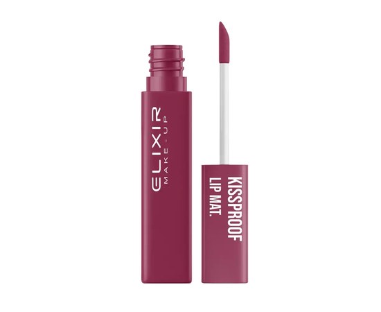 Изображение  Помада для губ жидкая матовая Elixir KissProof Lip Mat 026 Rouge, 4.5 г, Объем (мл, г): 4.5, Цвет: 026