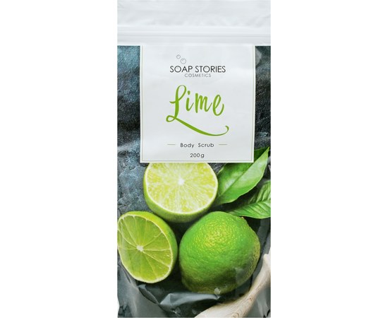 Изображение  Body scrub Soap Stories Lime, 200 g (package)