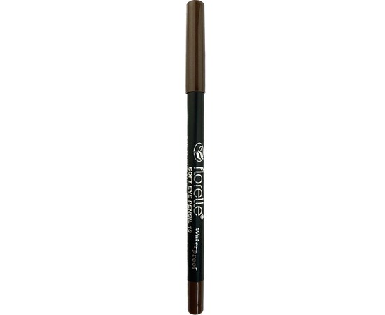 Изображение  Карандаш для глаз мягкий водостойкий Florelle Soft Eye Pencil WP 10 коричневый, 1.2г, Объем (мл, г): 1.2, Цвет №: 10