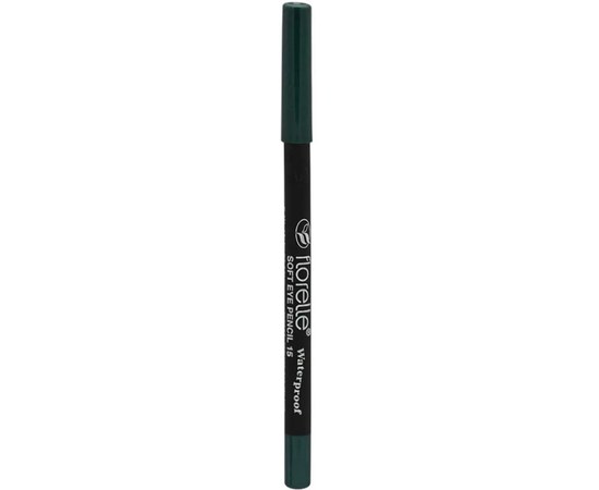 Изображение  Soft waterproof eye pencil Florelle Soft Eye Pencil WP 15 dark green, 1.2g, Volume (ml, g): 1.2, Color No.: 15