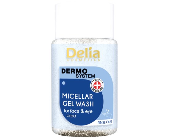Зображення  Міцелярний гель для вмивання Delia Dermo System, 50 мл