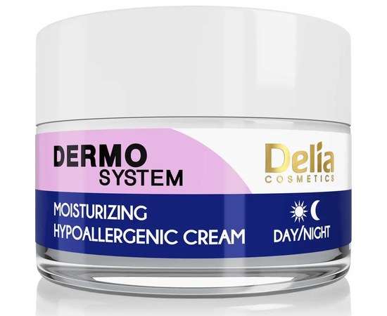 Изображение  Hypoallergenic facial moisturizer Delia Dermo System, 50 ml