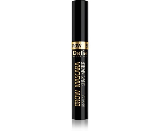 Зображення  Туш для брів Delia Eyebrow Expert Black чорна, 11 г, Об'єм (мл, г): 11, Цвет №: черный