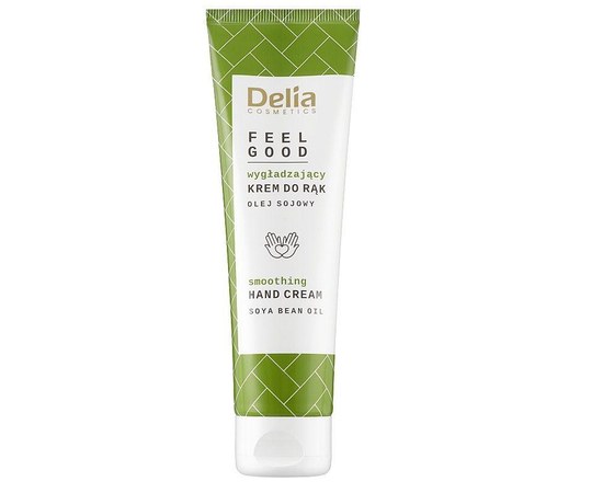 Изображение  Крем для рук разглаживающий Delia Cosmetics Feel Good с соевым маслом, 100 мл
