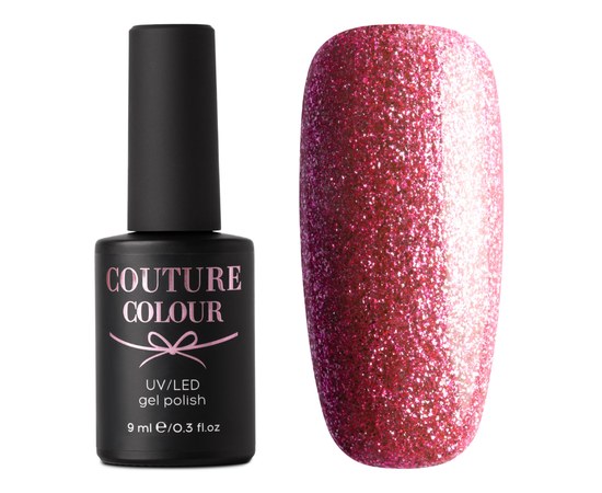 Изображение  Gel polish Couture Color Jewelry J05 (pink with sparkles), 9 ml, Volume (ml, g): 9, Color No.: J05