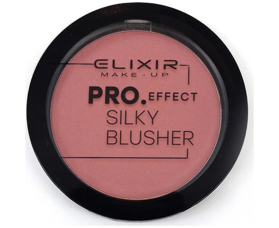 Зображення  Рум'яна для обличчя Elixir Pro. Effect Silky Blusher 106 Latte, 12 г, Об'єм (мл, г): 12, Цвет №: 106