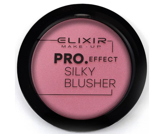 Изображение  Elixir Pro. Effect Silky Blusher face blush 303 Flamingo, 12 g, Volume (ml, g): 12, Color No.: 303