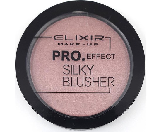 Зображення  Рум'яна для обличчя Elixir Pro. Effect Silky Blusher 313 Linen, 12 г, Об'єм (мл, г): 12, Цвет №: 313