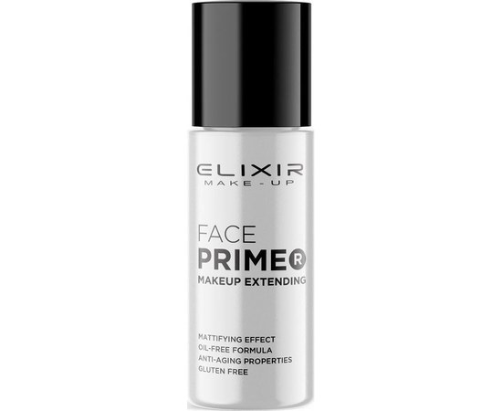 Зображення  Праймер для обличчя Elixir Face Primer Makeup Extending 859 з ефектом матування, 30 мл, Об'єм (мл, г): 30, Цвет №: 859
