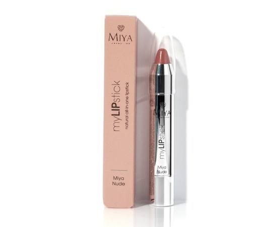 Зображення  Помада-олівець "все в одному" Miya myLIPstick тон Nude, 2,5 г, Об'єм (мл, г): 2.5, Цвет №: Nude