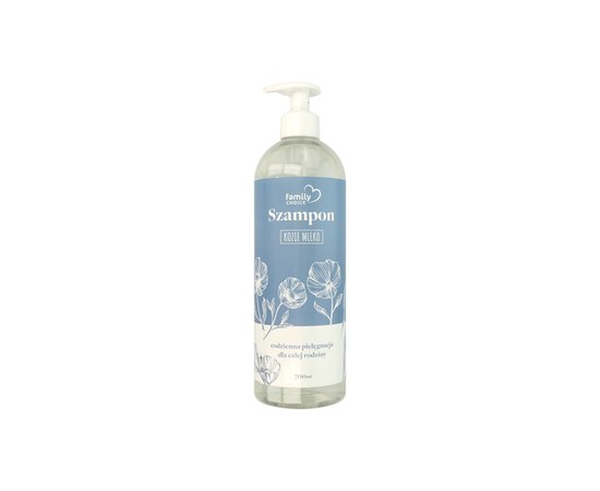 Изображение  Шампунь семейный для волос с козьим молоком HiSkin Family Choice Shampoo Kozie Mleko, 700 мл