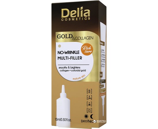 Изображение  Anti-wrinkle multifiller Delia Gold & Collagen, 15 ml