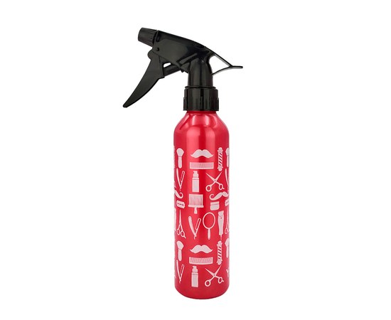 Изображение  Spray bottle YRE for hairdresser 250 ml red