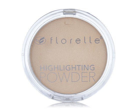 Изображение  Компактный хайлайтер для лица Florelle Highlighting Powder 10 nude, 8 г, Объем (мл, г): 8, Цвет №: 10