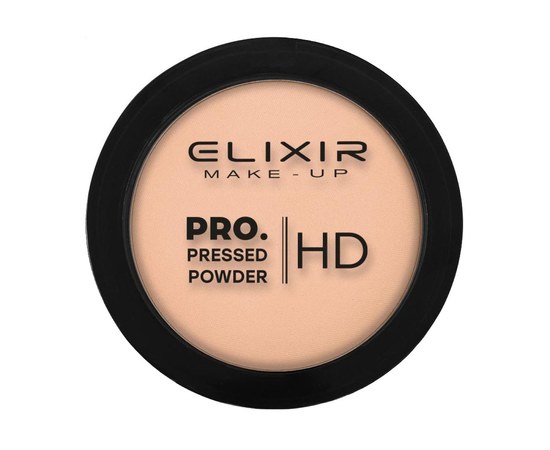 Изображение  Компактная пудра для лица Elixir Pro. Pressed Powder HD 202 Coconut Silk, 9 г, Объем (мл, г): 9, Цвет №: 202