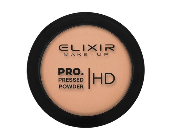 Зображення  Компактна пудра для обличчя Elixir Pro. Pressed Powder HD 203 Smooth Cocoa, 9 г, Об'єм (мл, г): 9, Цвет №: 203