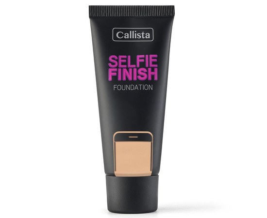Изображение  Тональный крем для лица Callista Selfie Finish Foundation SPF15 тон 120 Cashmere Beige, 25 мл